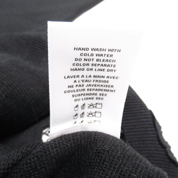 Anthropologie Eri + Ali Doris Laced Floral Pullover Sweater Top Black M - Picture 6 of 7